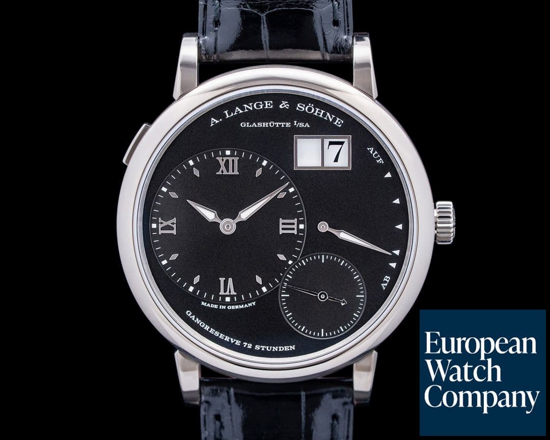 Image of A. Lange & Söhne 117.028 Grand Lange 1 18K White Gold Black Dial