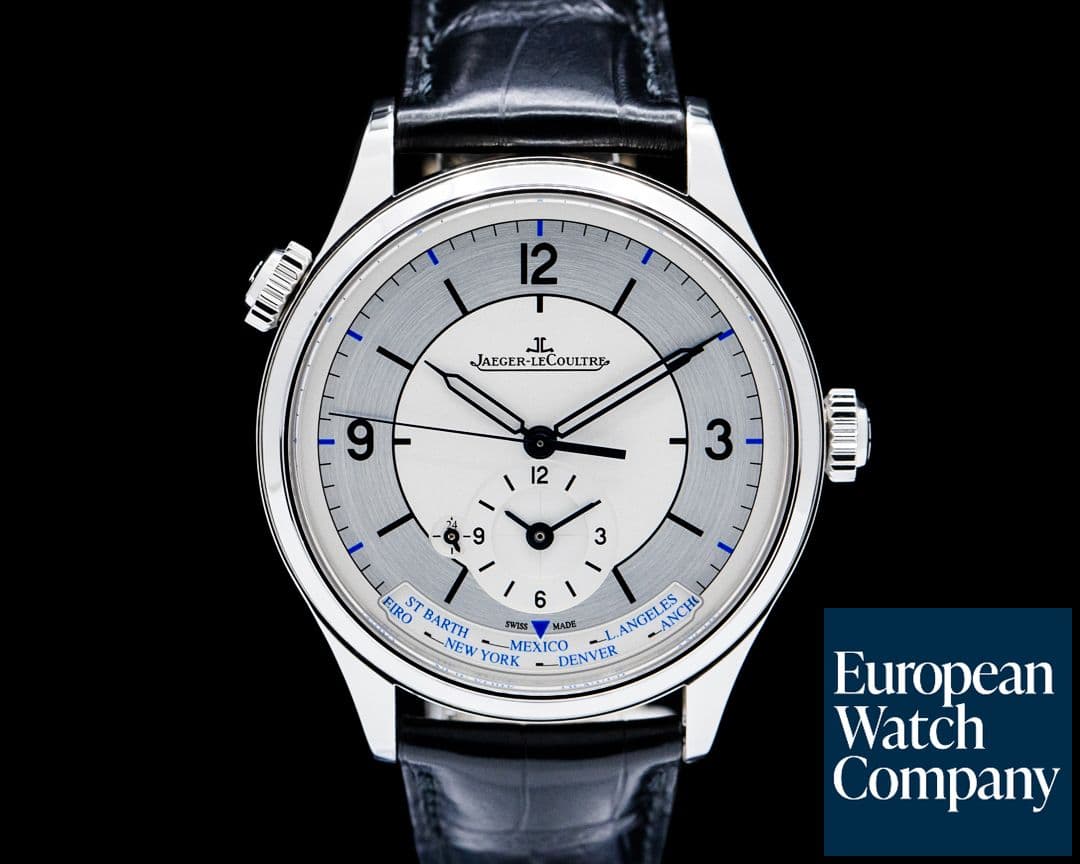 Image of Jaeger LeCoultre Q1428530 Master Geographic SS Silver Sector Dial