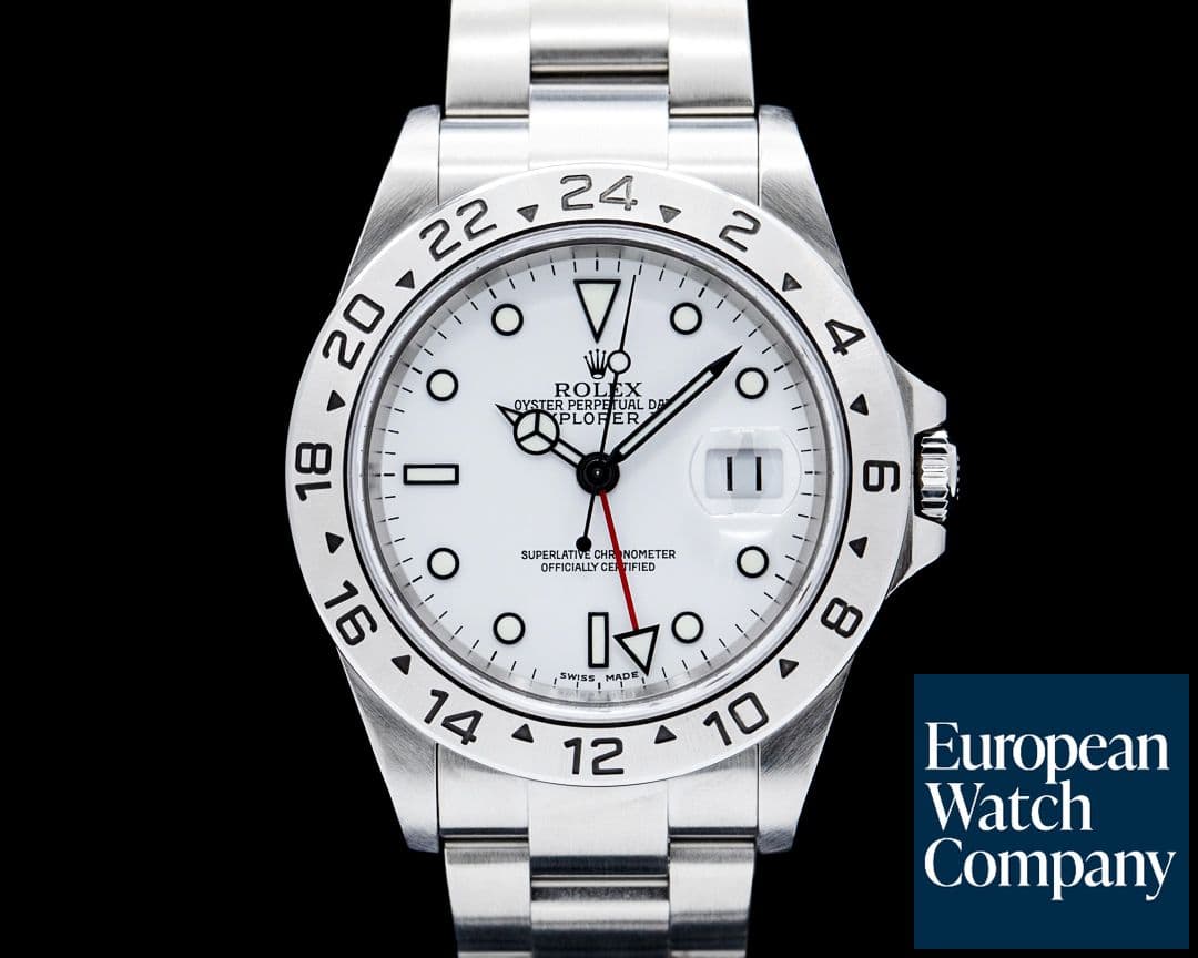Image of Rolex 16570 Explorer II SS White Dial Circa. 2002