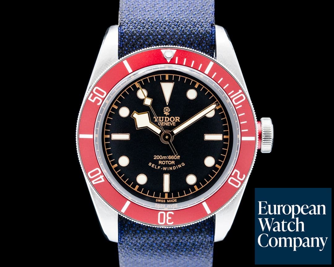 Image of Tudor 79220R Heritage Black Bay Red SS Black Dial