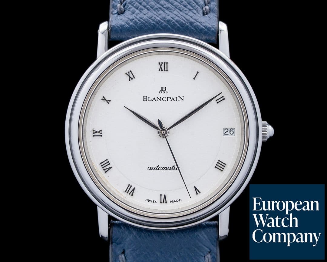 Image of Blancpain 1151-1127-55 Villeret Ultra Slim SS White Dial