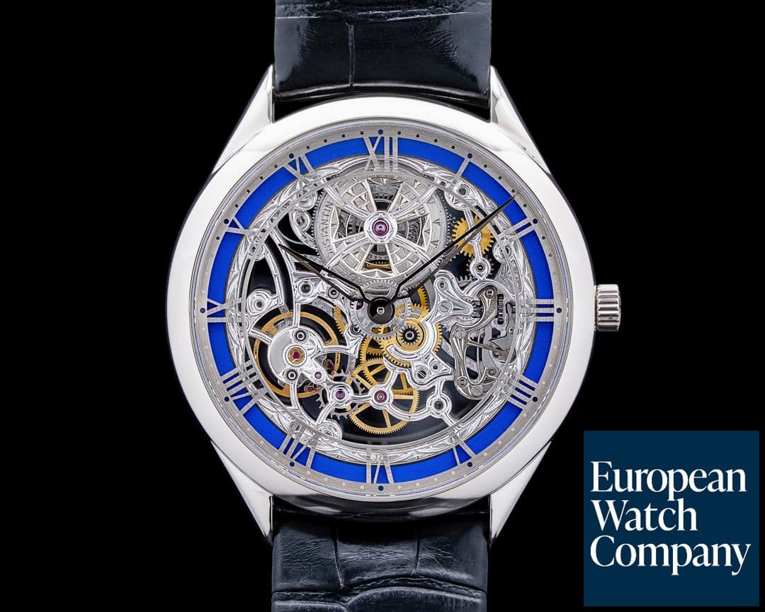 Image of Vacheron Constantin 82020 Metiers d'Art Mecaniques Ajourees 18K White Gold Skeleton Dial