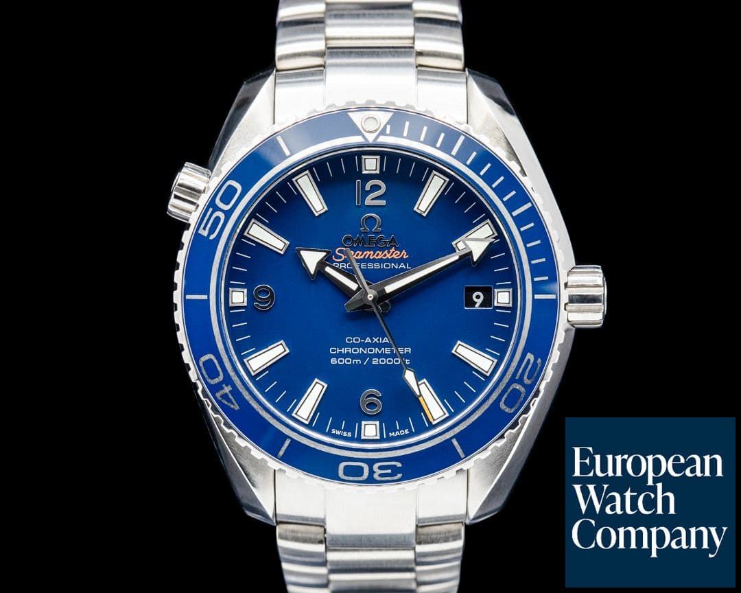 Image of Omega Seamaster Planet Ocean 600M Co-Axial 42 Titanium Blue Dial