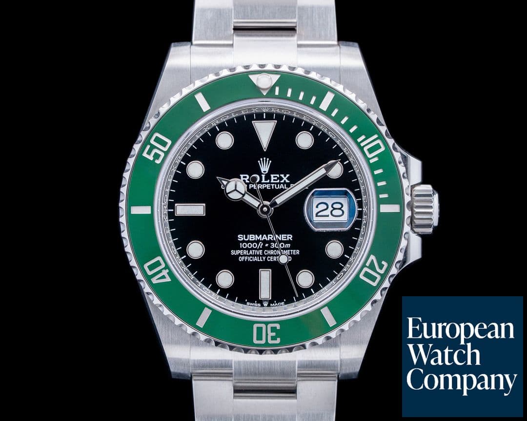 Image of Rolex 126610LV Submariner Date "Starbucks" SS Black Dial