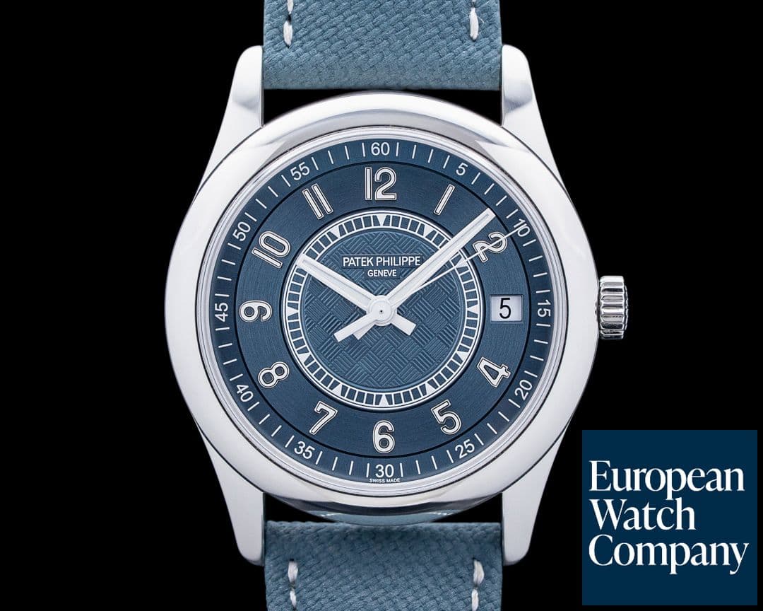Image of Patek Philippe 6007A-001 Calatrava SS Blue Carbon Dial LIMITED