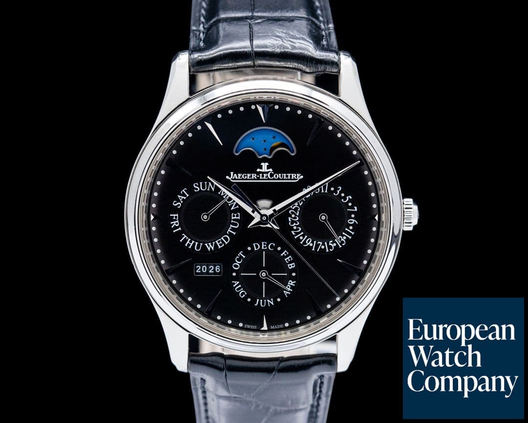 Image of Jaeger-LeCoultre Q1308470 Master Ultra Thin Perpetual SS Black Dial