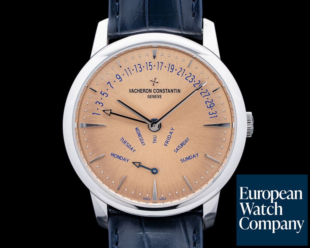 Image of Vacheron Constantin 4000U Patrimony Retrograde Day-Date Platinum Salmon Dial 2025