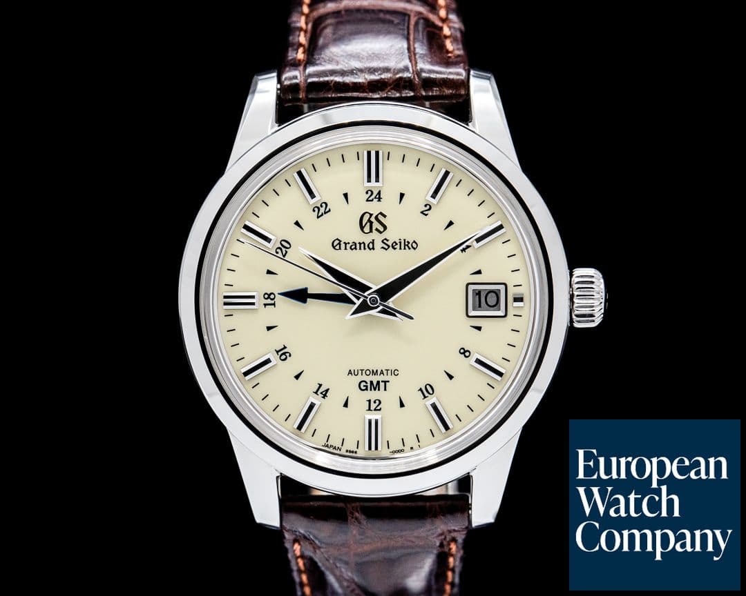Image of Grand Seiko SBGM221 Elegance GMT SS Cream Dial
