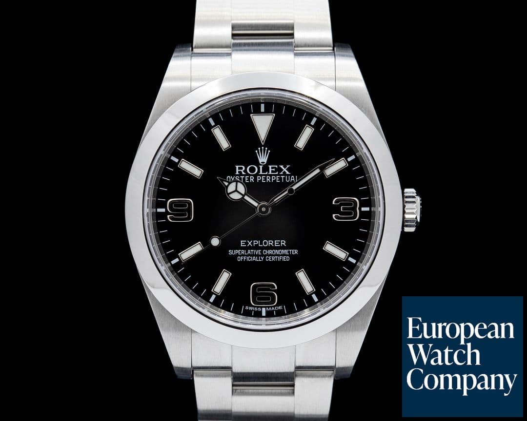 Image of Rolex 214270 Explorer I SS Black Dial