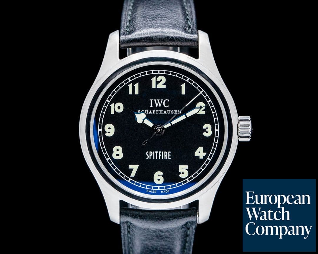 Image of IWC IW325305 Pilot's Watch Mark XV Spitfire Battle of Britain SS Black Dial