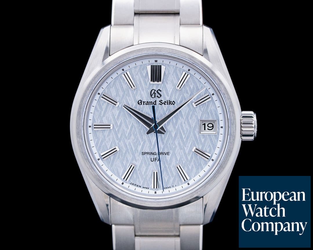 Image of Grand Seiko SLGB003 Evolution Titanium Ice Forest Silver Blue Dial 2025