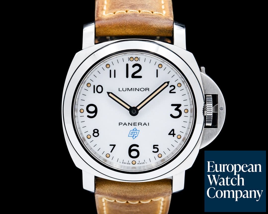 Image of Panerai PAM00630 Luminor Base Logo Stainless Steel White Dial