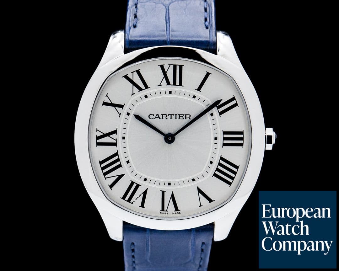 Image of Cartier WSNM0011 Drive de Cartier Extra Flat SS Silver Dial