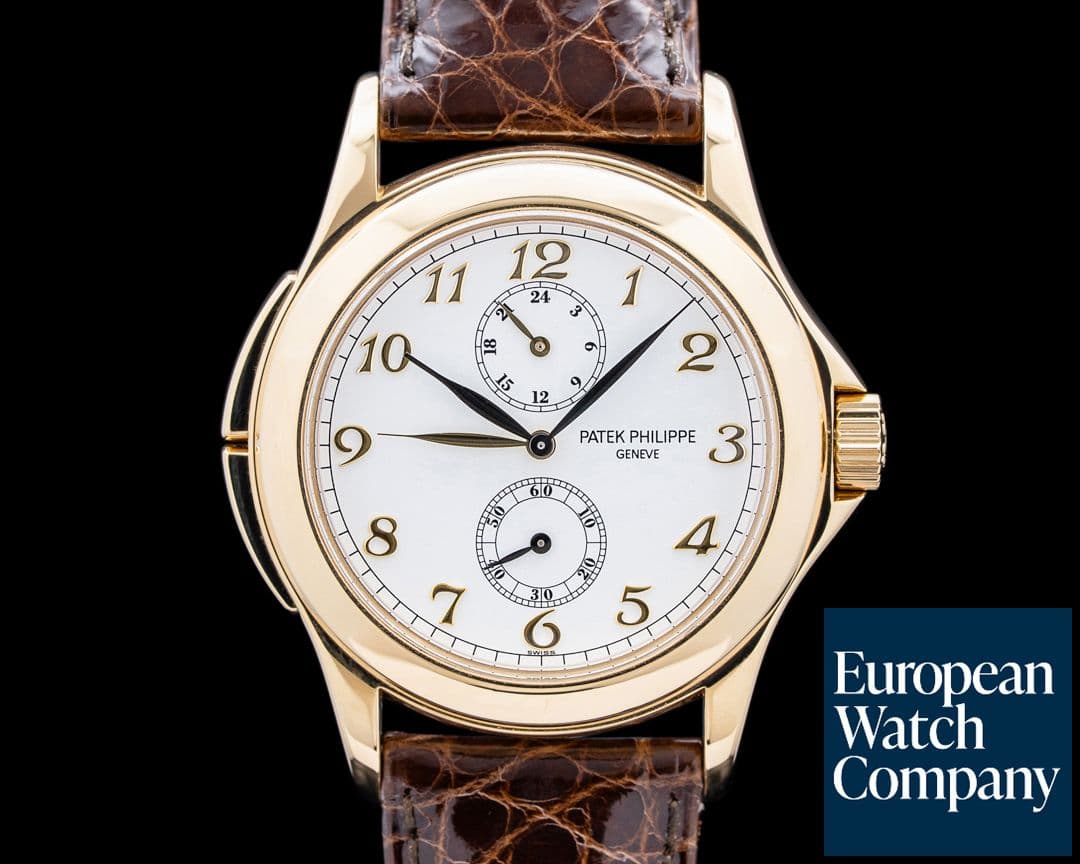 Image of Patek Philippe 5134J-001 Travel Time 18K Yellow Gold White Dial