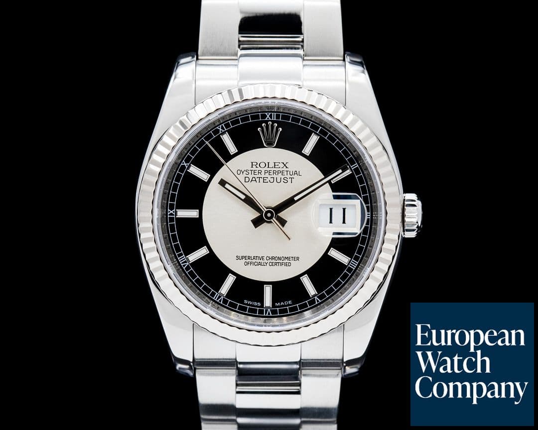 Image of Rolex 116234 Datejust 36MM SS Black Tuxedo Dial
