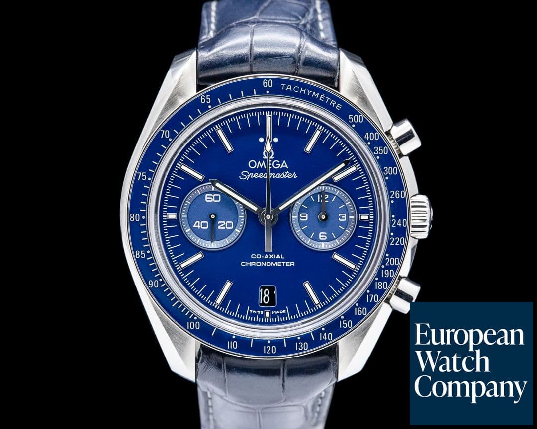 Image of Omega Speedmaster Moonwatch Titanium Blue Dial