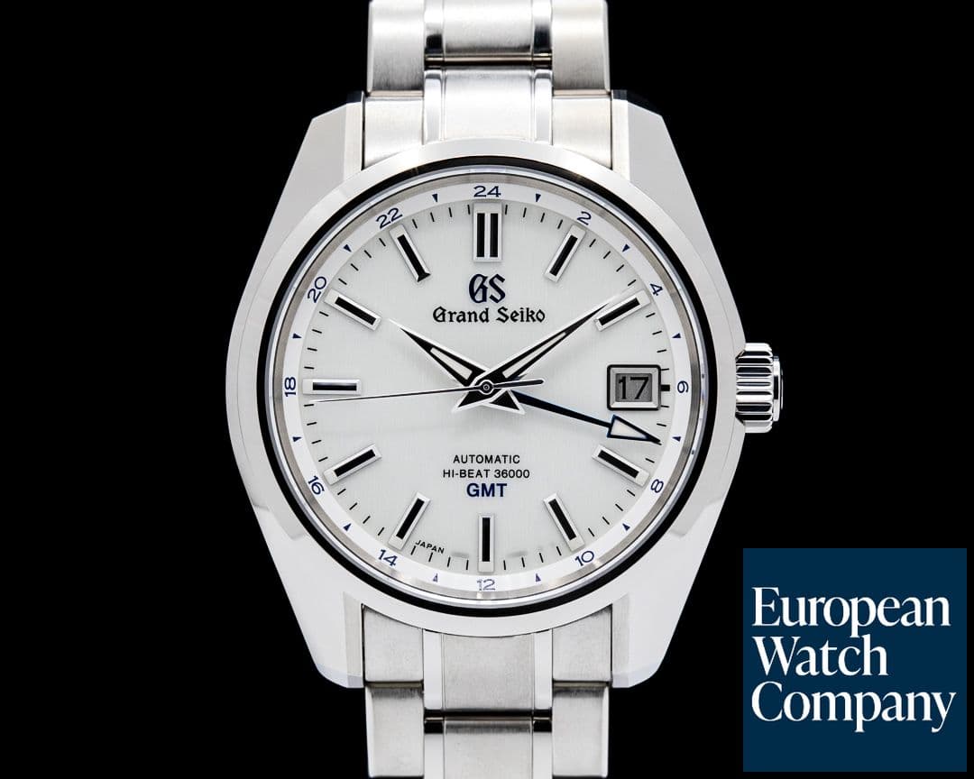 Image of Grand Seiko Hi-Beat 36000 GMT 44GS 55th Anniversary Titanium White Dial LIMITED