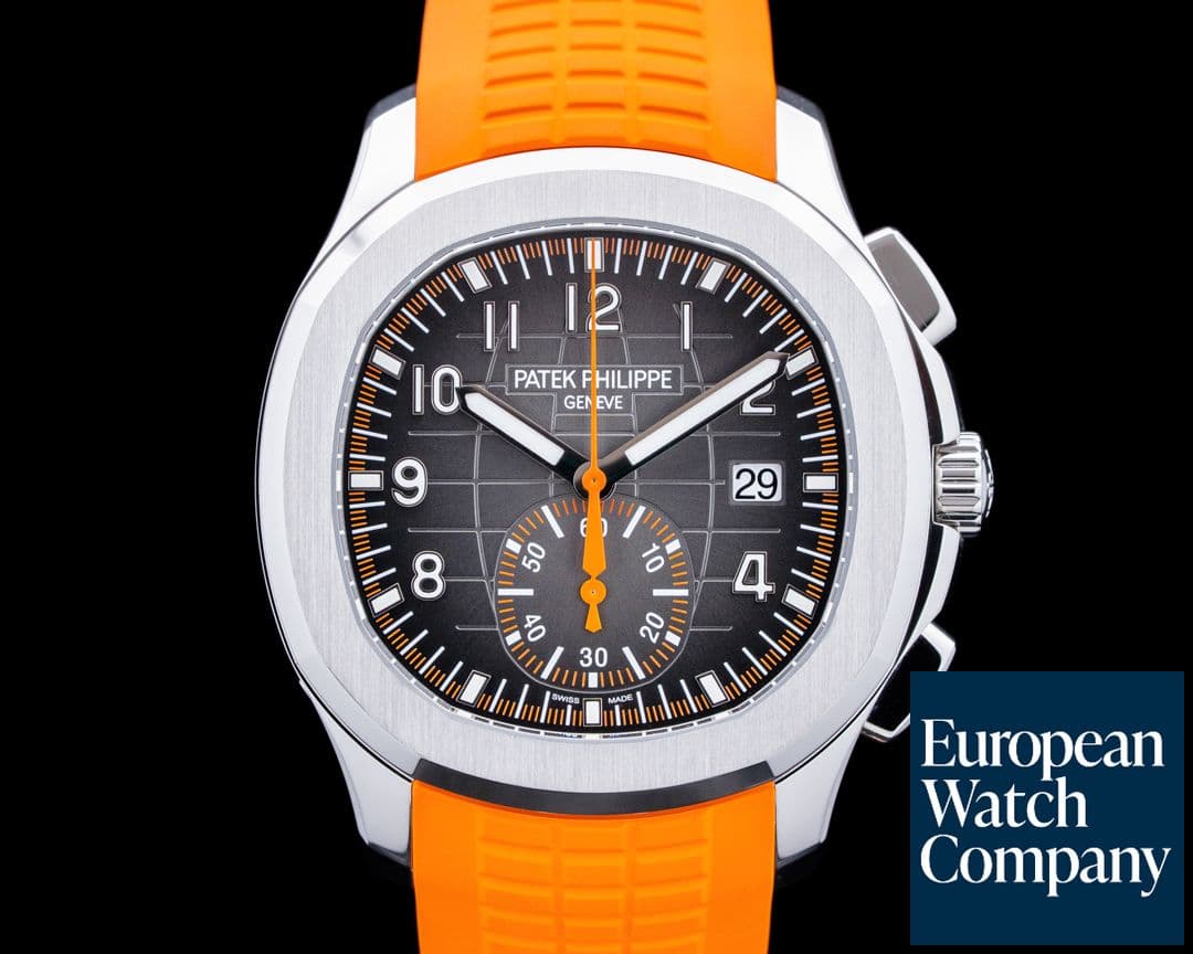 Image of Patek Philippe 5968A Aquanaut Chronograph SS Black Dial