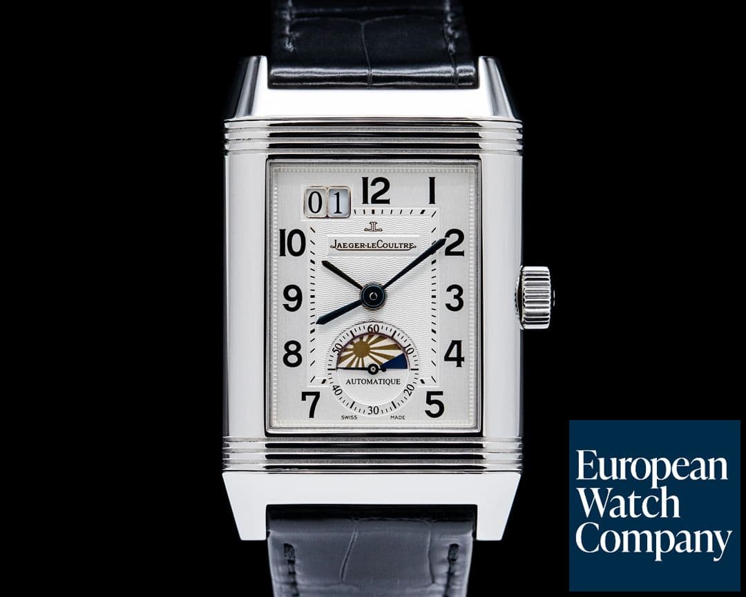 Image of Jaeger-LeCoultre Q3038420 Grande Reverso GMT SS Silver Dial