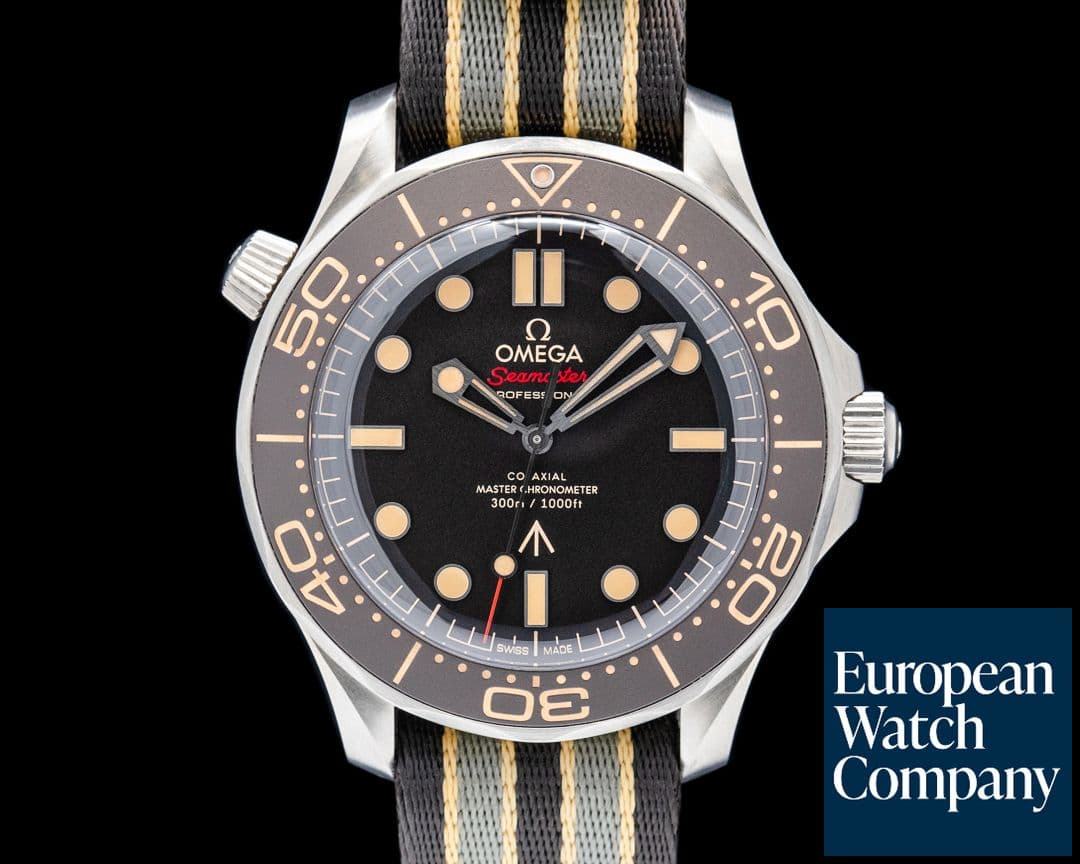 Image of Omega Seamaster Diver 300M 007 Edition Titanium Brown Dial