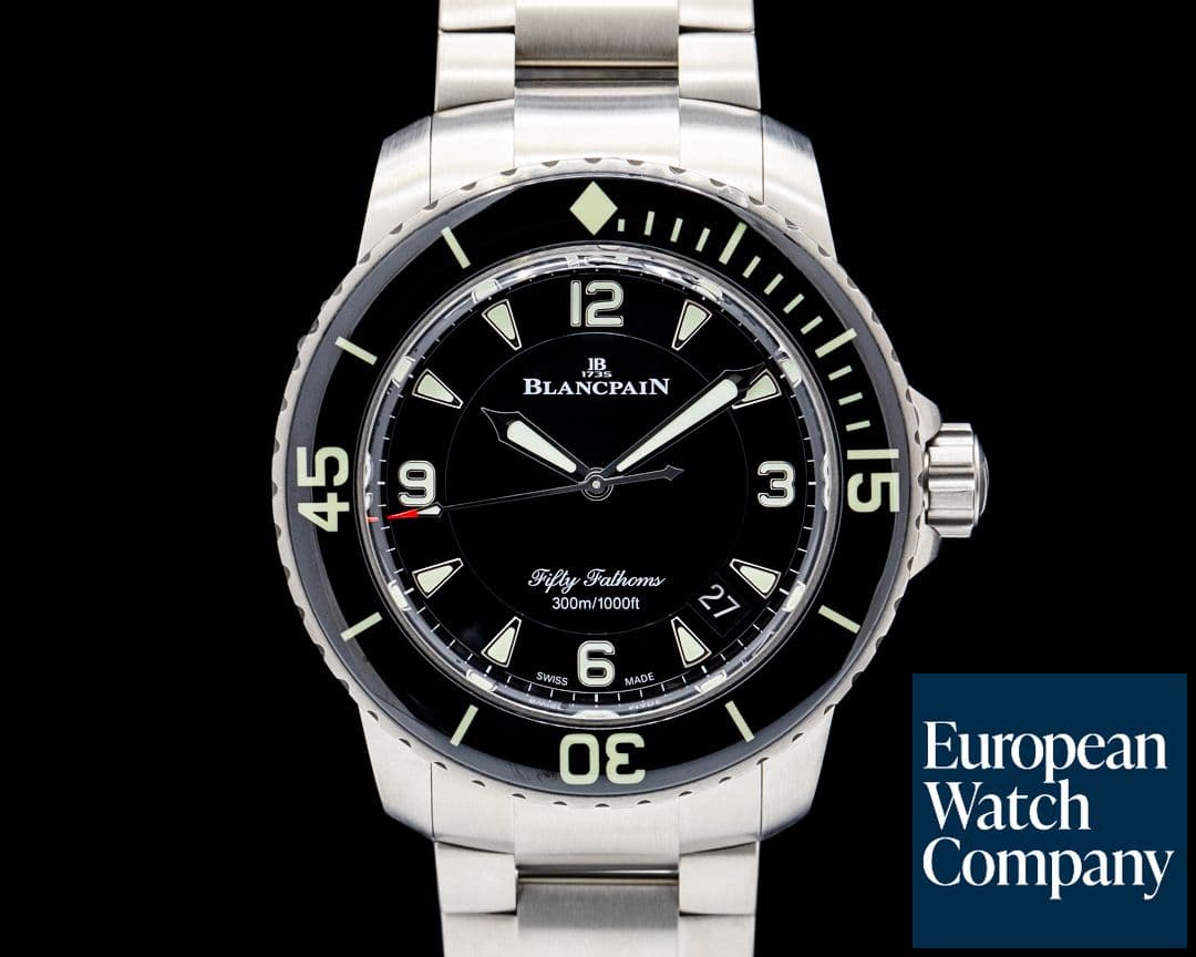Image of Blancpain 5015 Fifty Fathoms Automatique Titanium Black Dial