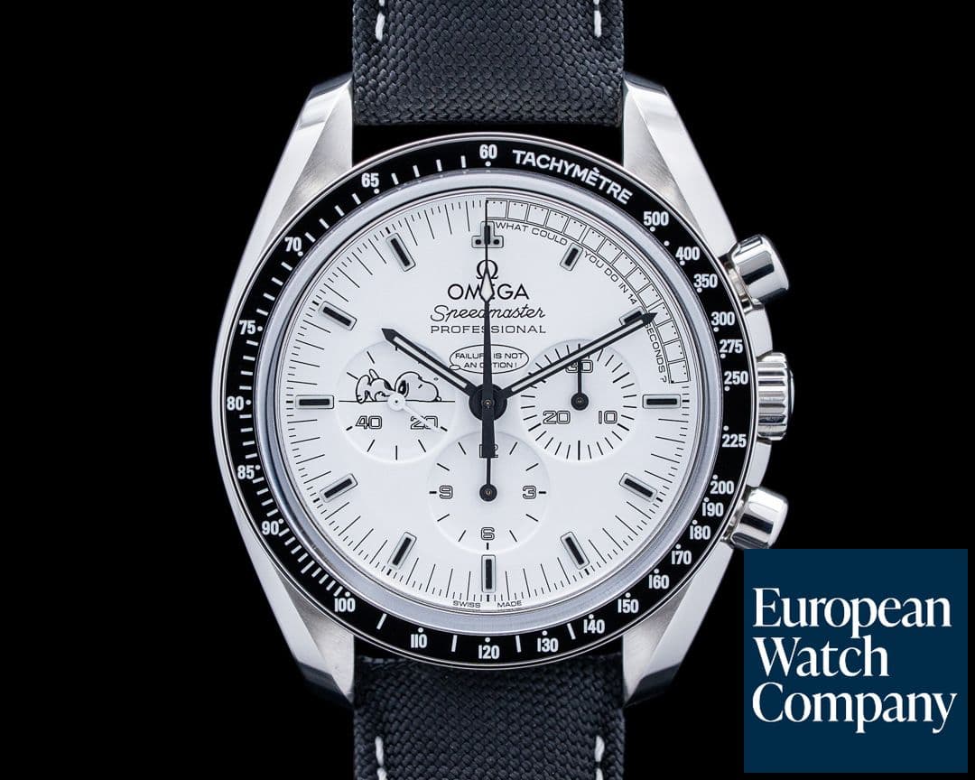 Image of Omega Speedmaster Professional Apollo XIII Silver Snoopy SS White Dial LIMITED