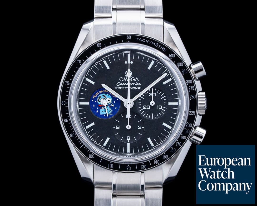 Image of Omega 3578.51.00 Speedmaster Professional Snoopy Award SS Black Dial LIMITED