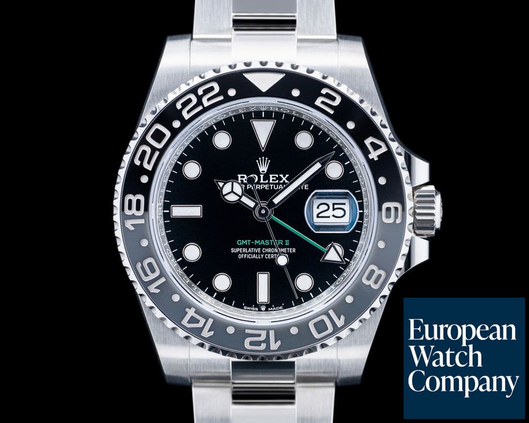 Image of Rolex 126710GRNR GMT-Master II "Bruce Wayne" SS Black Dial 2026