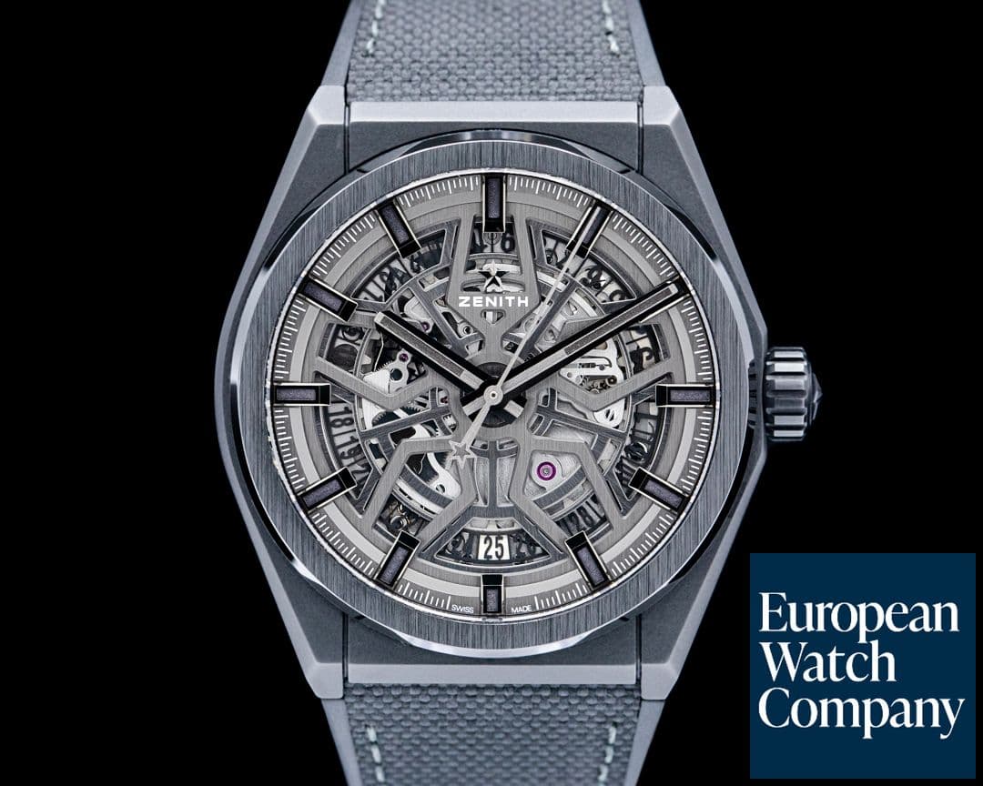Image of Zenith Defy Classic Skeleton Ceramic Black Dial