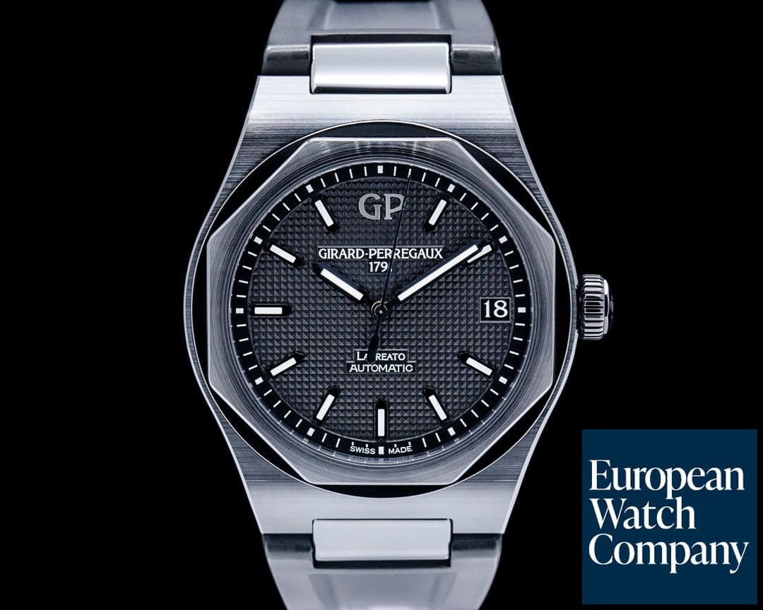 Image of Girard-Perregaux 81010 Laureato 42mm Ceramic Black Dial