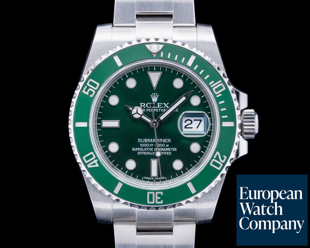 Image of Rolex 116610LV Submariner Date "Hulk" SS Green Dial
