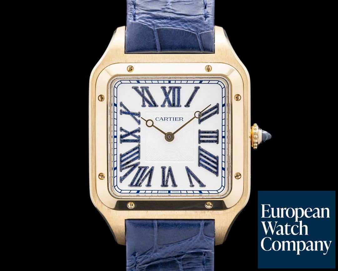 Image of Cartier WGSA0084 Santos-Dumont XL 18K Yellow Gold Cream Dial LIMITED