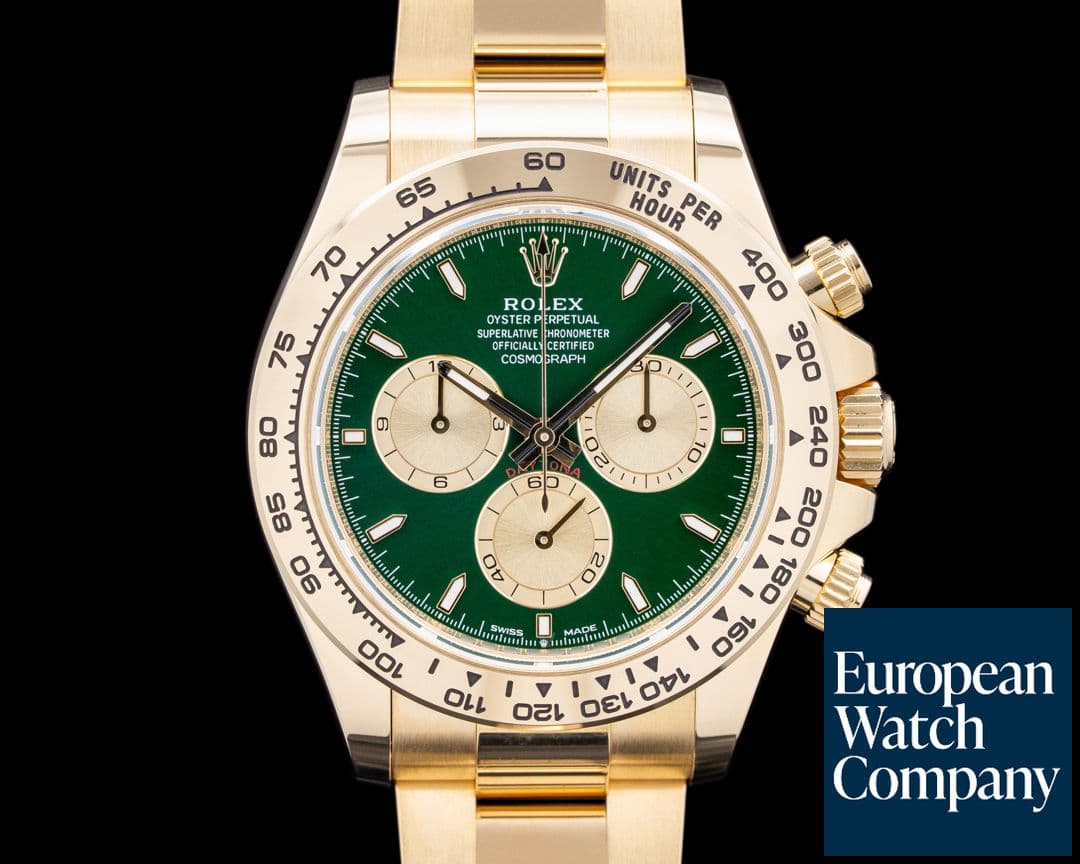 Image of Rolex 126508 Daytona "John Mayer" 18K Yellow Gold Green Dial 2025