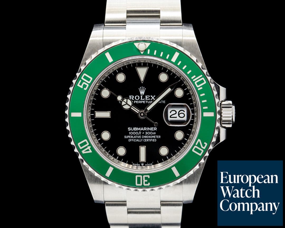 Image of Rolex 126610LV Submariner Date "Starbucks" SS Black Dial