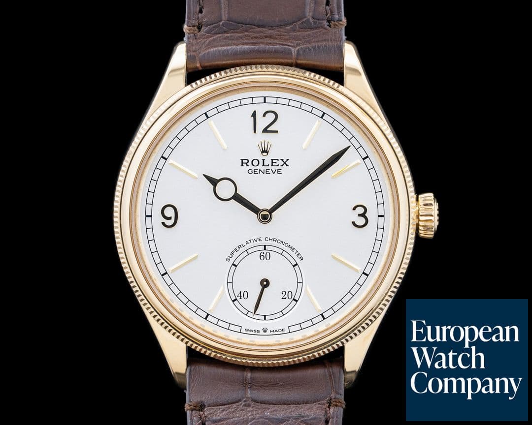 Image of Rolex 52508 1908 18K Yellow Gold Silver Dial