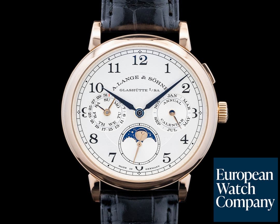 Image of A. Lange & Söhne 1815 Annual Calendar 18K Rose Gold Silver Dial