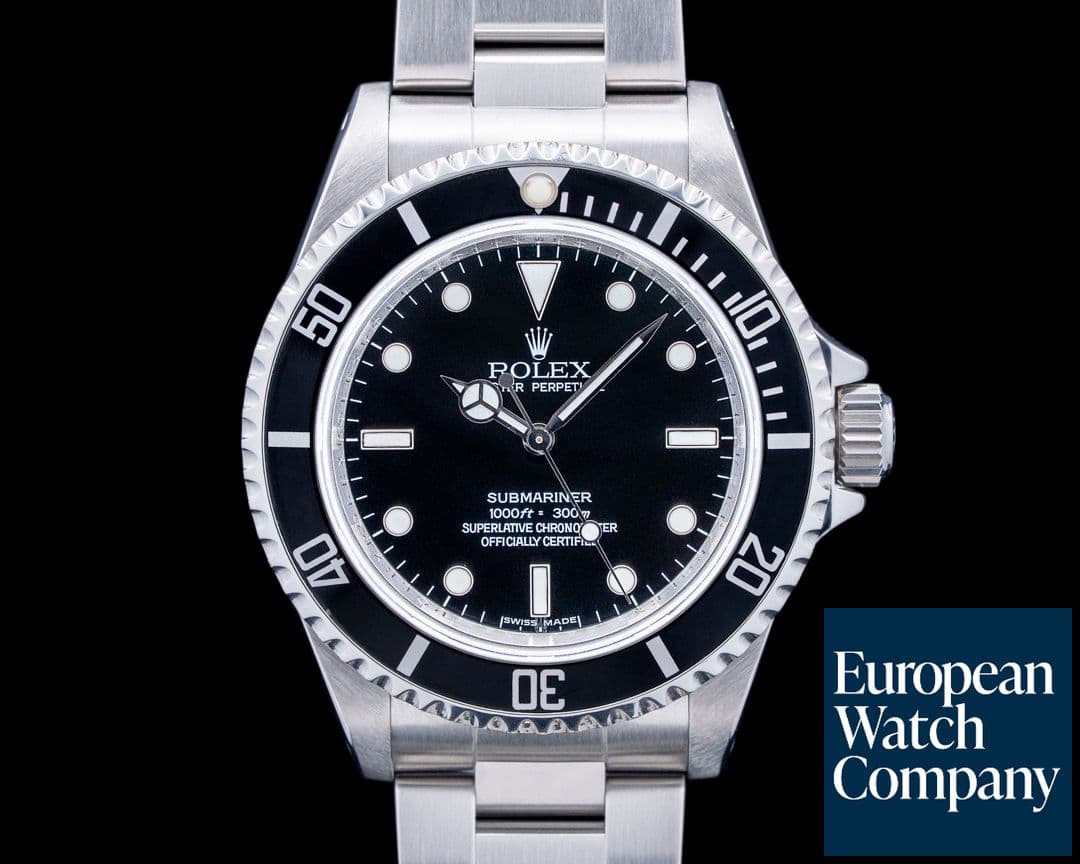 Image of Rolex 14060M Submariner No Date SS Black Dial