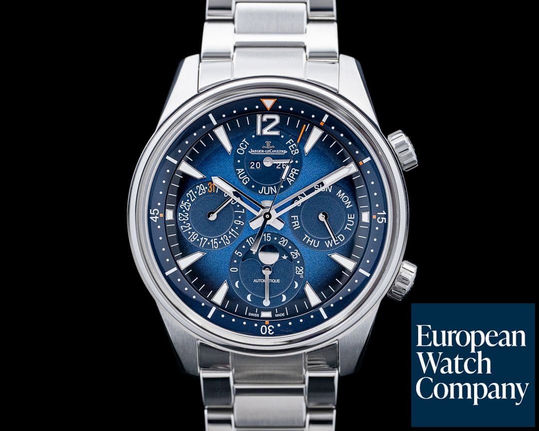 Image of Jaeger-LeCoultre Q9088180 Polaris Perpetual Calendar SS Blue Dial