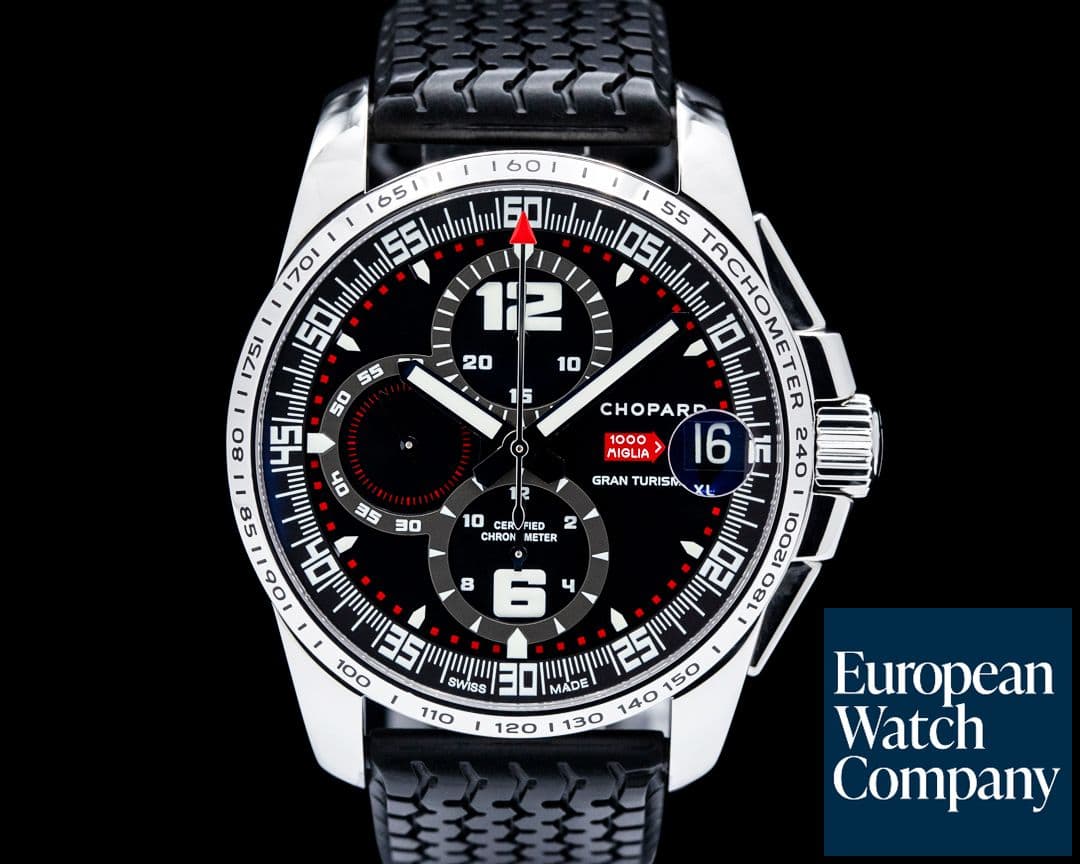 Image of Chopard 168459 Mille Miglia Gran Turismo XL Chrono SS Black Dial