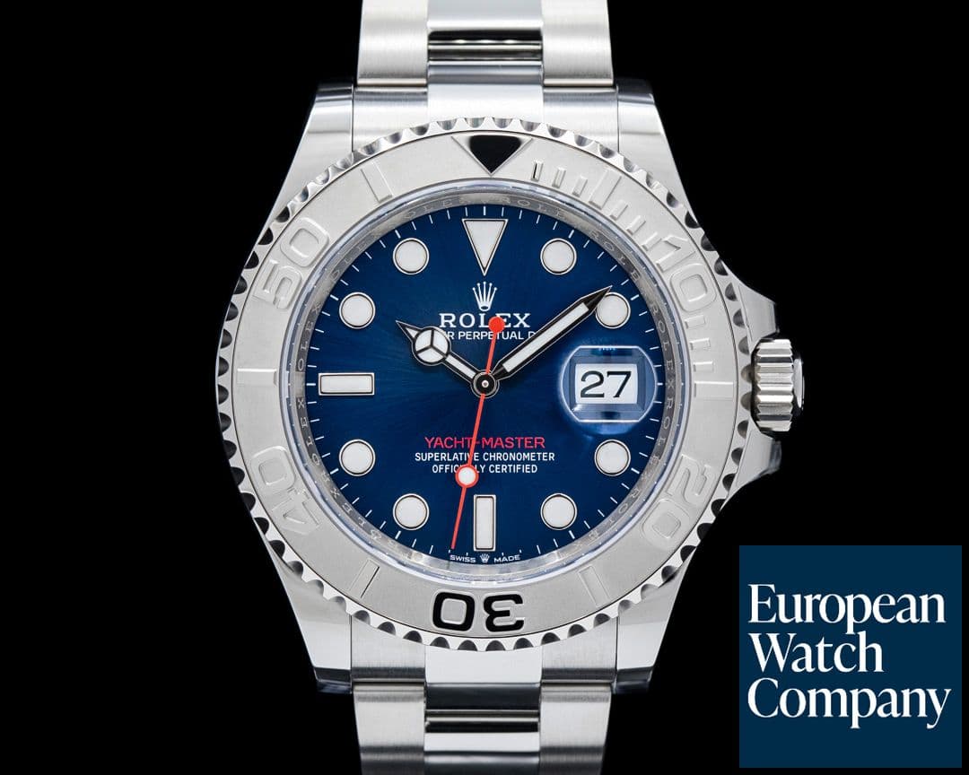 Image of Rolex 126622 Yacht-Master 40MM Platinum Bezel SS Blue Dial 2026 UNWORN