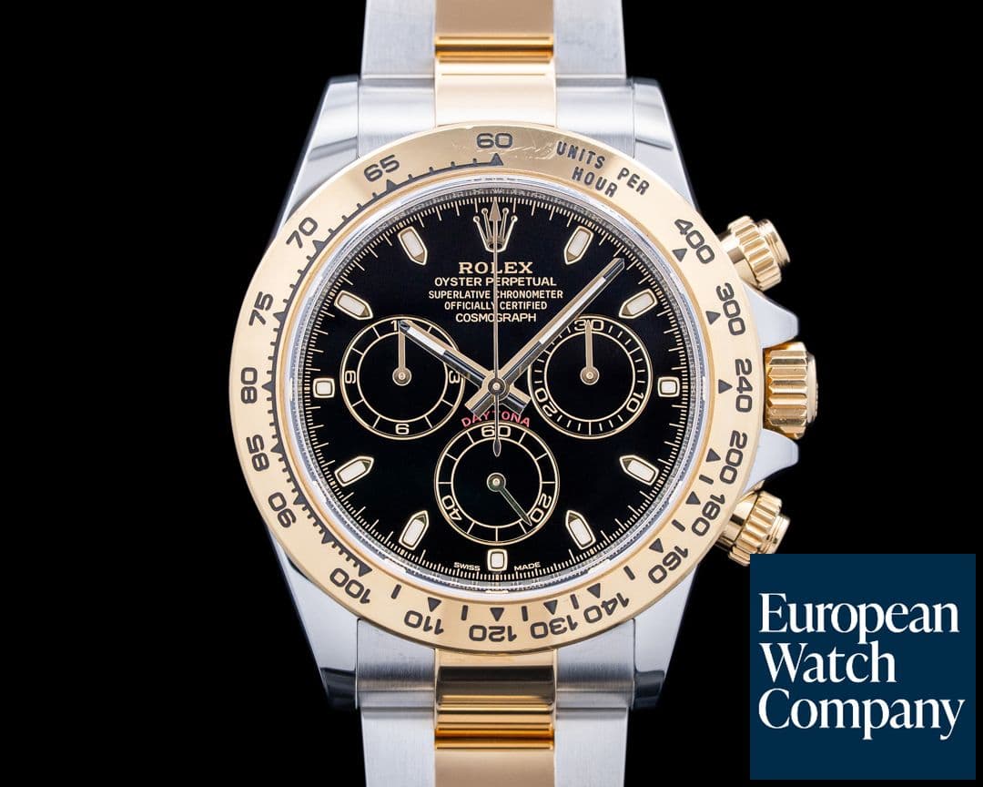 Image of Rolex 116503 Daytona 18K YG / SS Black Dial