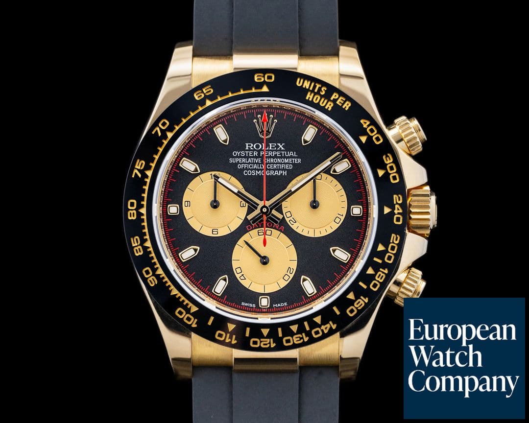 Image of Rolex 116518LN Daytona "Paul Newman" 18K Yellow Gold Black Dial