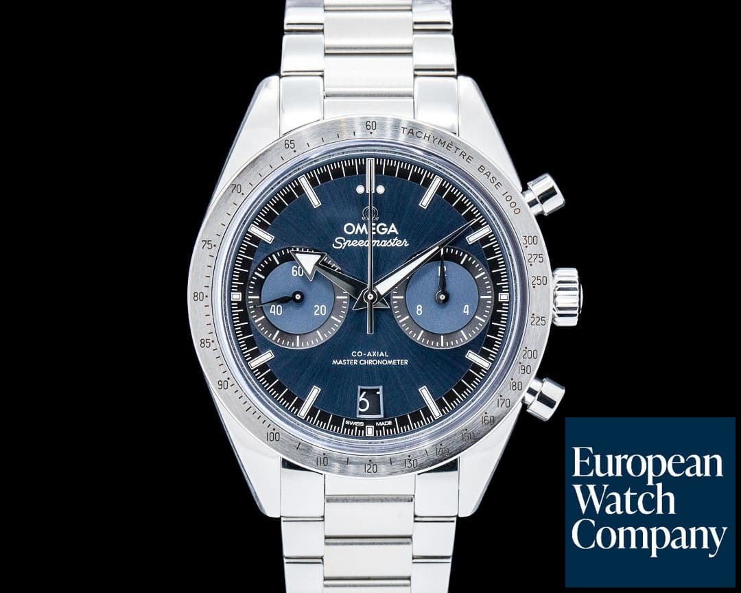 Image of Omega Speedmaster 57 SS Blue Dial