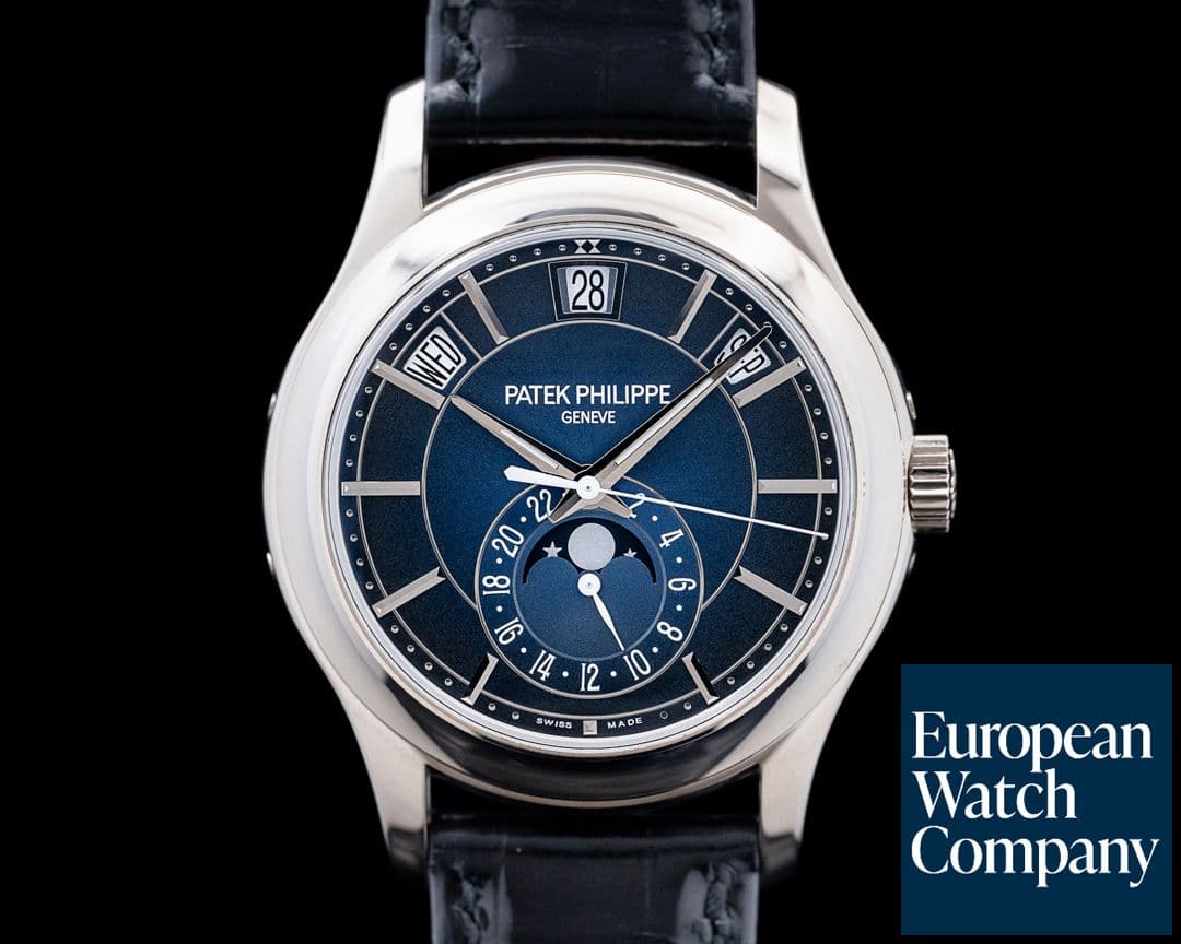 Image of Patek Philippe 5205G-013 Annual Calendar 18K White Gold Blue Gradient Dial