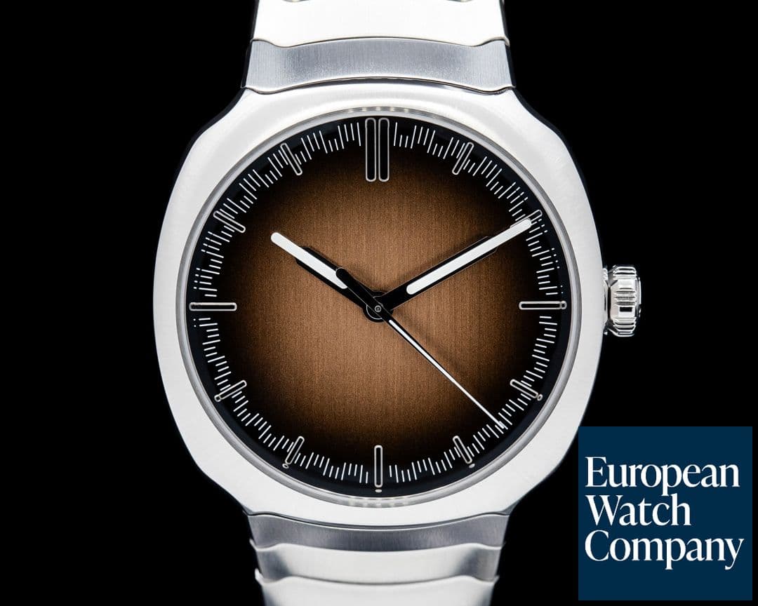 Image of H. Moser & Cie. 6200-1207 Streamliner Centre Seconds SS Smoked Salmon Dial
