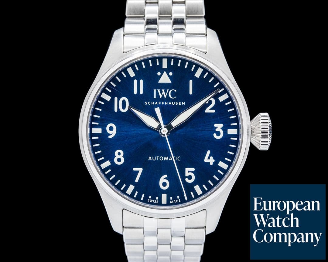 Image of IWC IW329304 Big Pilot's Watch 43 SS Blue Dial