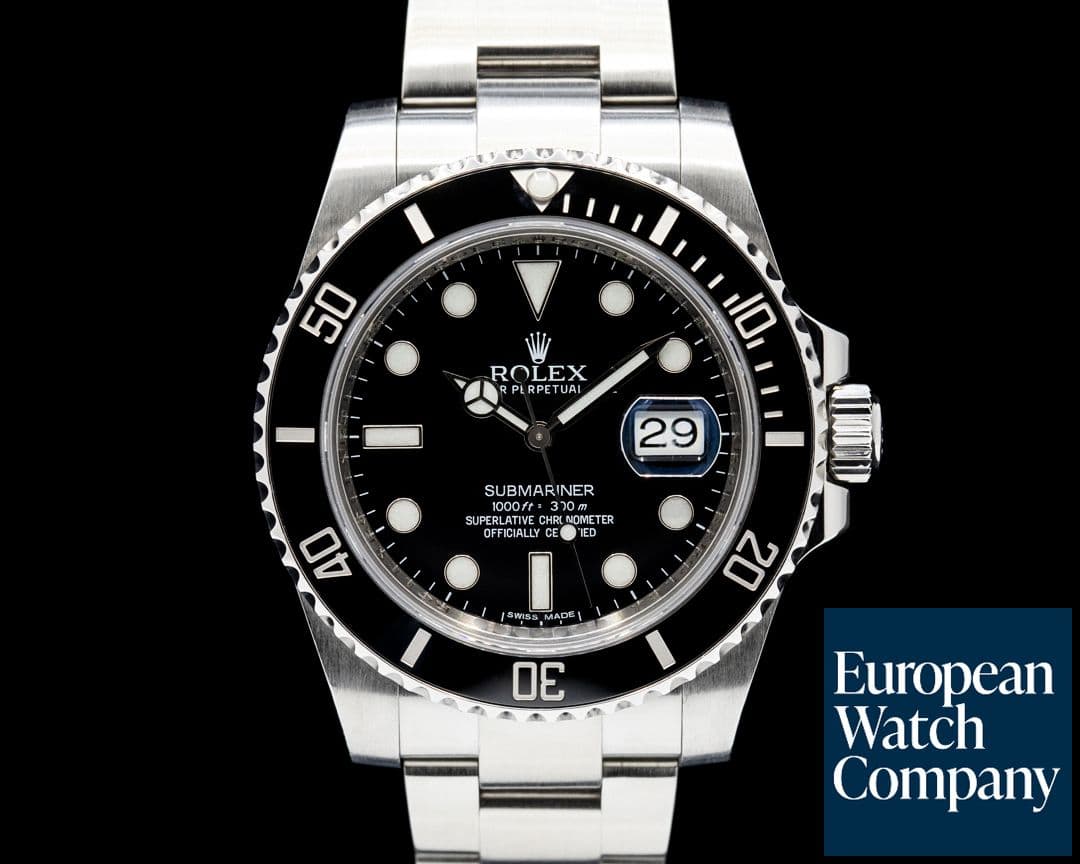 Image of Rolex 116610LN Submariner Ceramic SS Black Dial