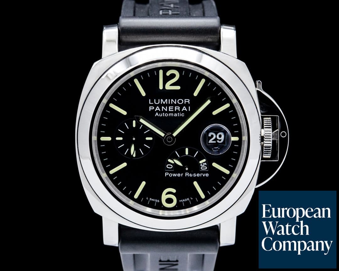 Image of Panerai PAM01090 Luminor Power Reserve Automatic SS Black Dial LIMITED
