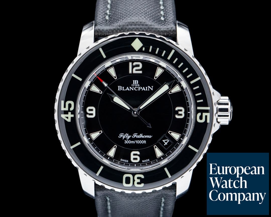 Image of Blancpain 5015 Fifty Fathoms Automatique SS Black Dial