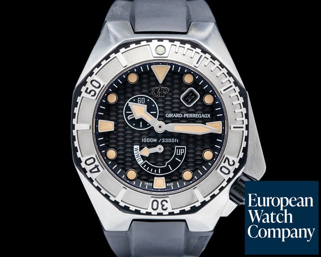 Image of Girard-Perregaux 49960 Sea Hawk SS Black Dial